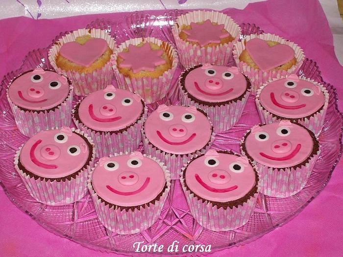 Peppa pig cupcakes, 2013
