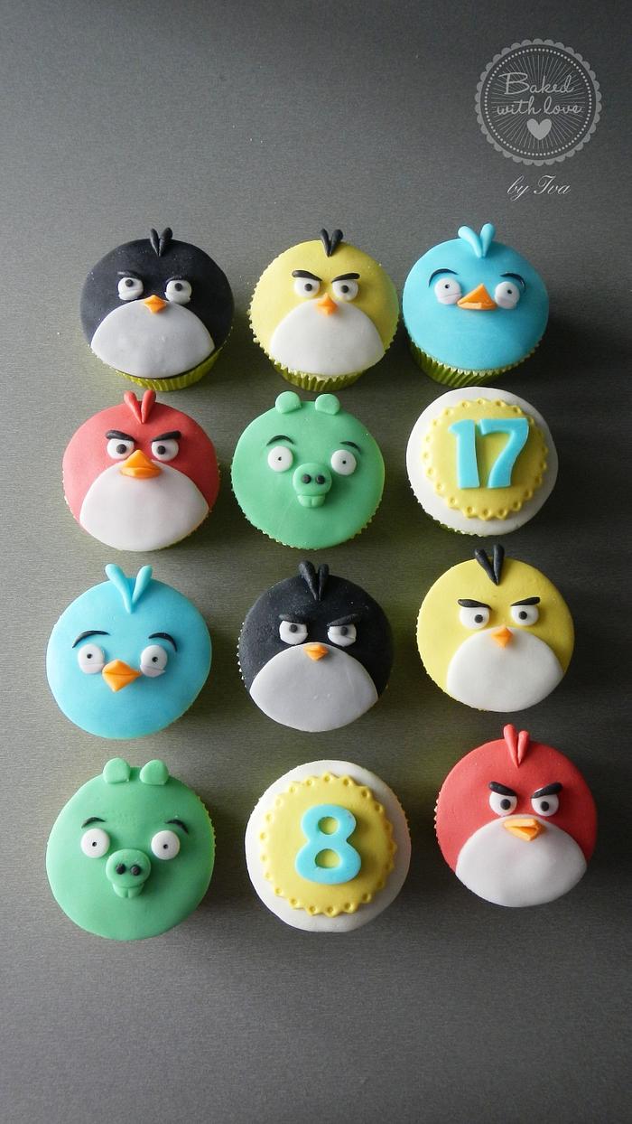 Angry Bird´s cupcakes