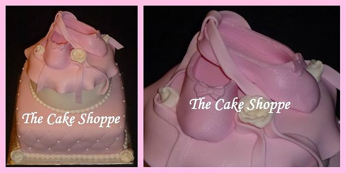 ballet slippers cake
