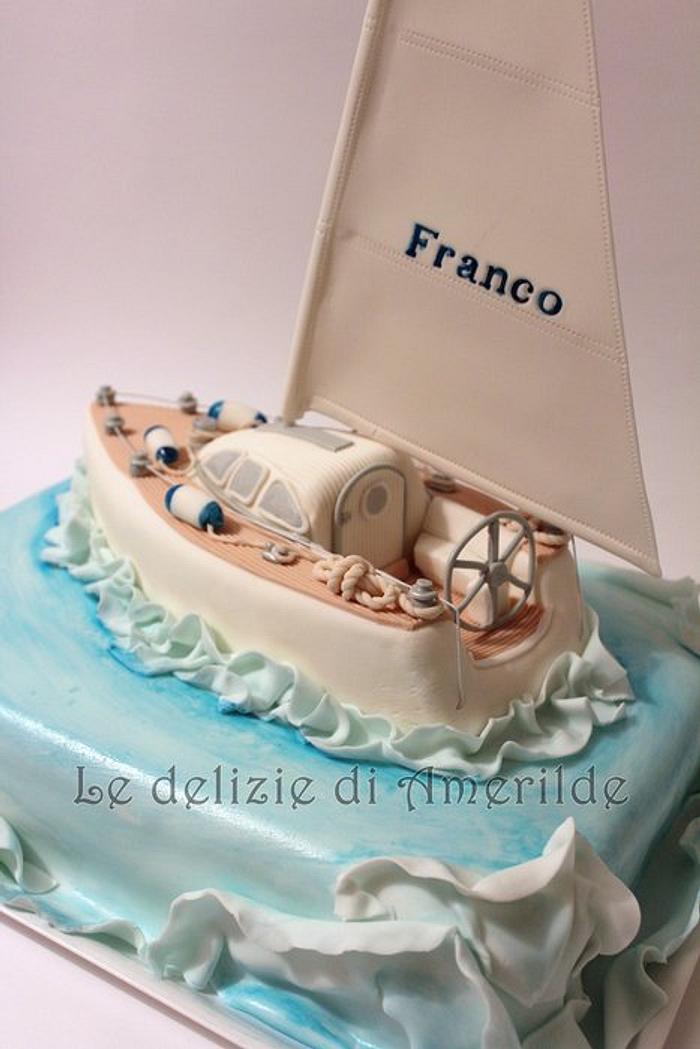Sailing boat Cake