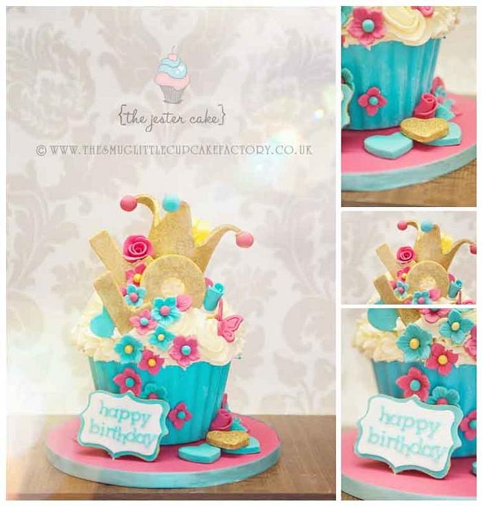 The Jester Giant Cupcake