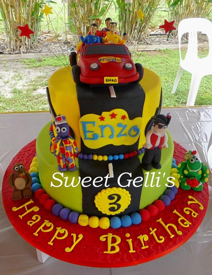 Enzo's Wiggles Themed Birthday Cake