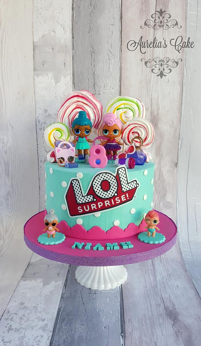 LOL Doll Birthday Cake - Make Our Cake