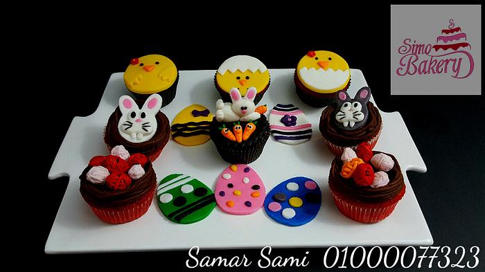 Easter cupcakes