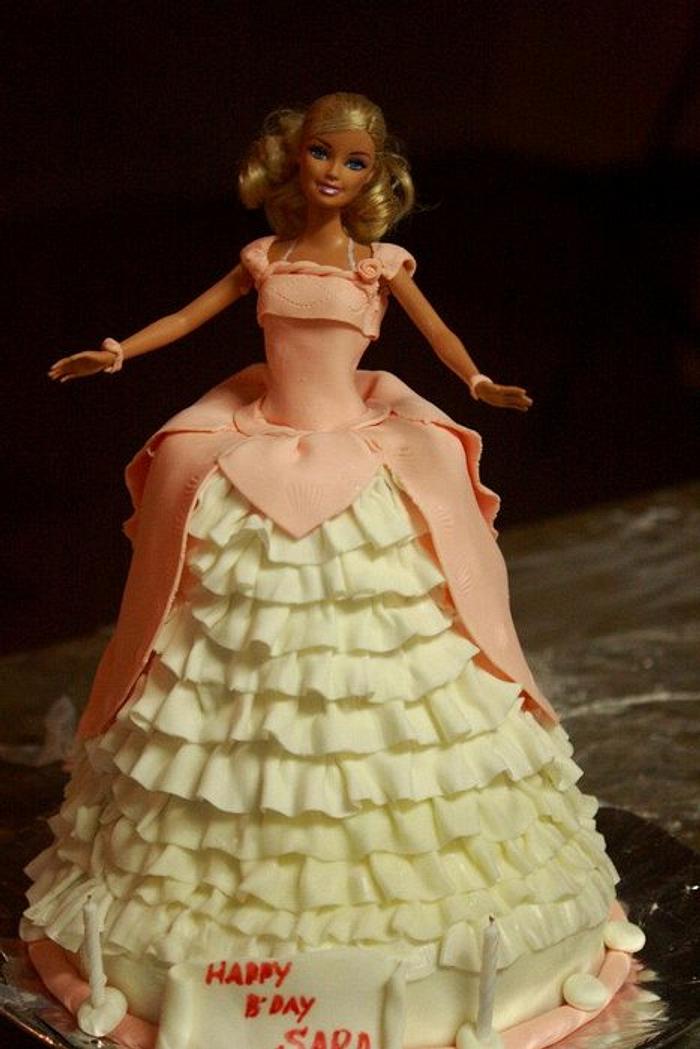 Barbie Doll Cake