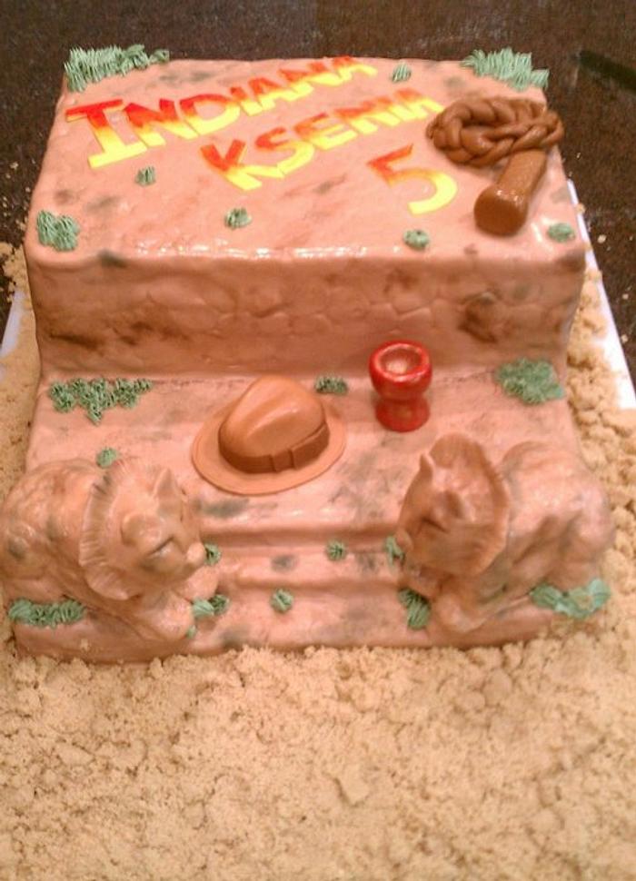 Indiana Jones Birthday Cake