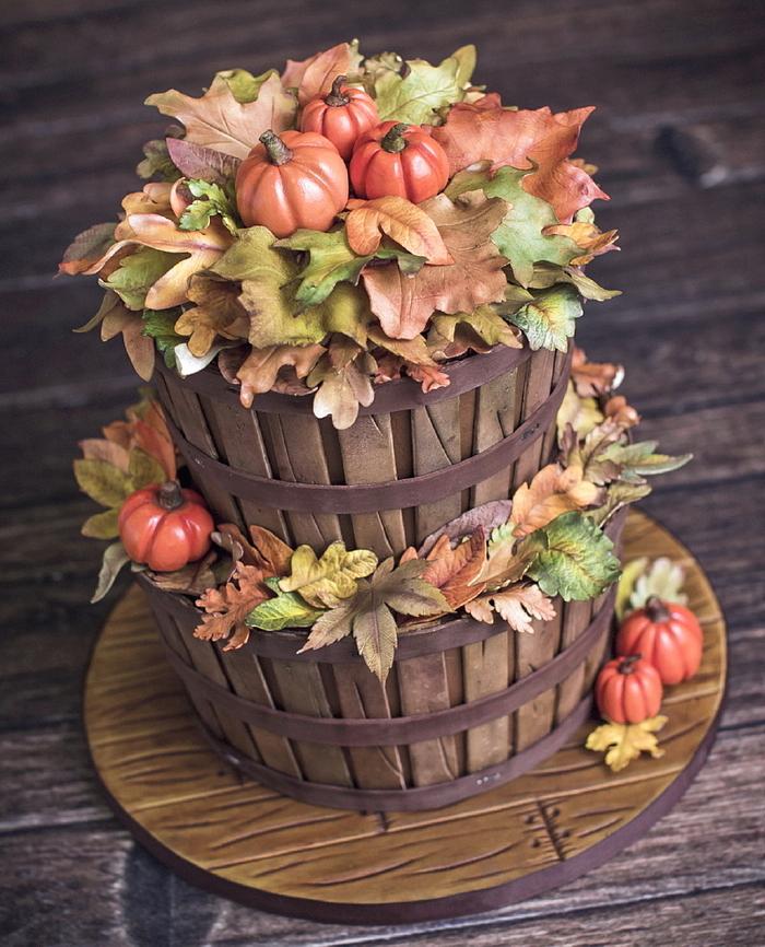 Fall Basket Cake