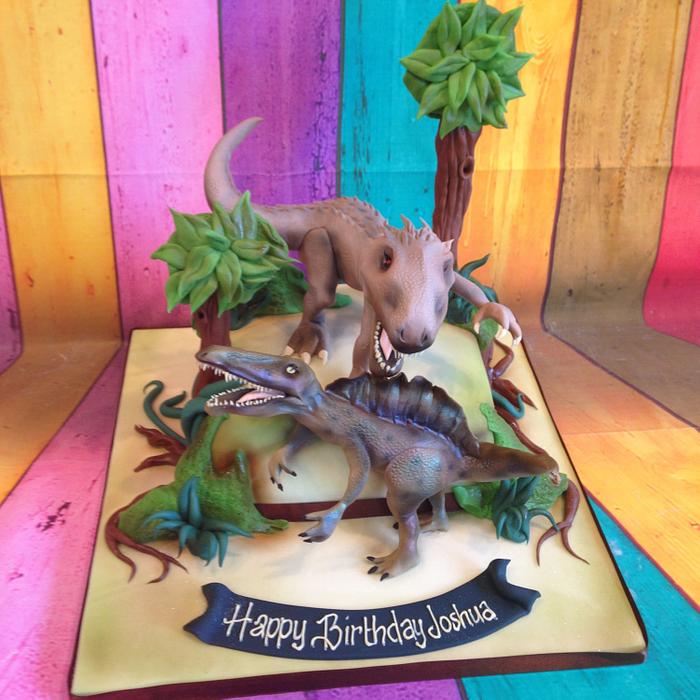 Jurassic World Inspired Birthday Cake