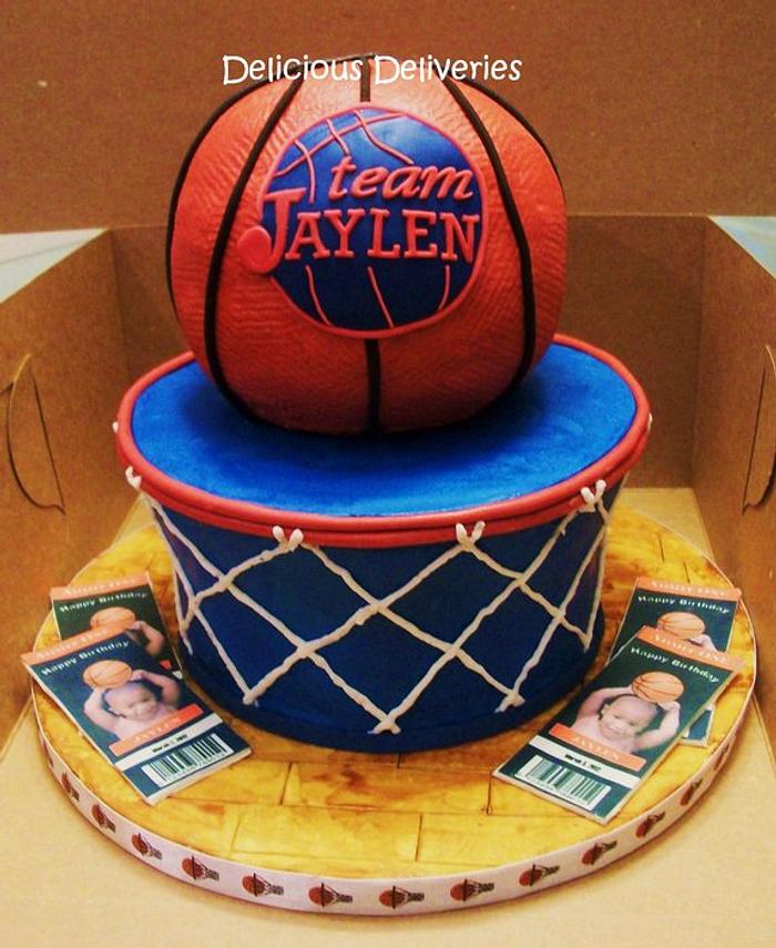 Basketball Goal Cake