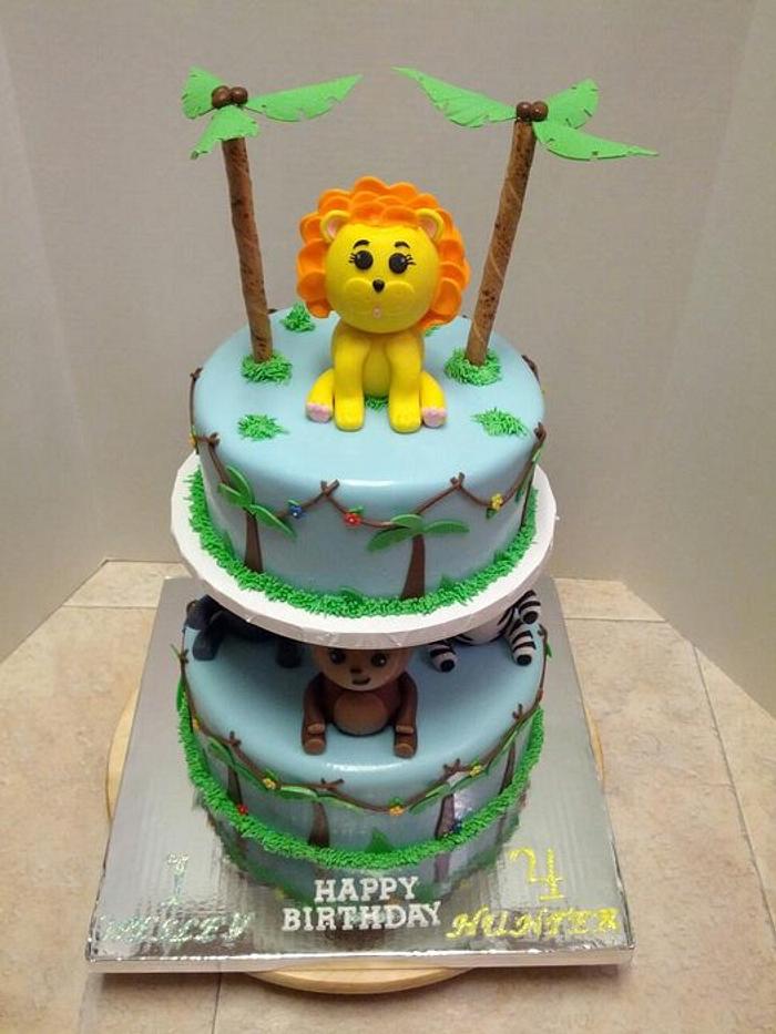 Jungle Birthday Cake