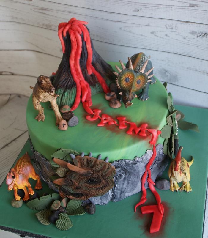 Dinosaur cake