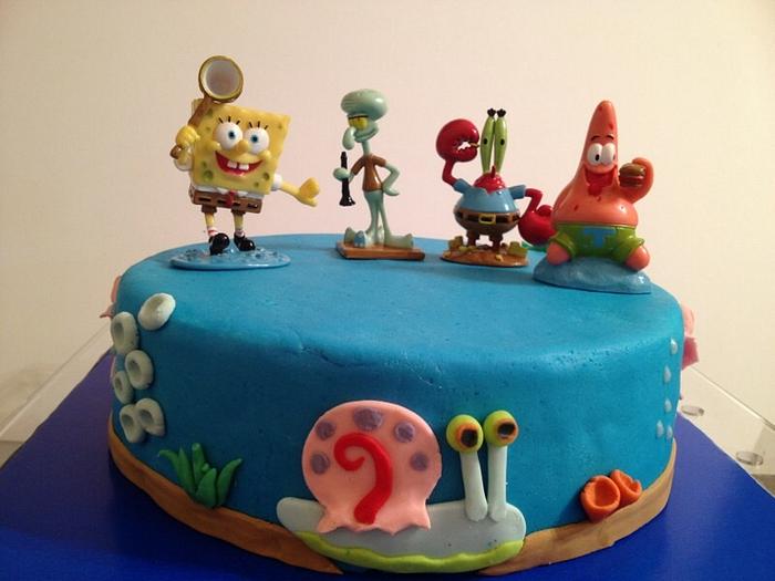 Spongbob cake 