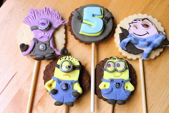 despicable me2 stick cookies