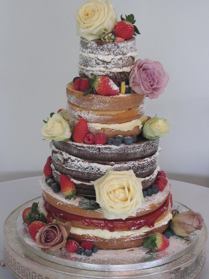 Naked Wedding cake