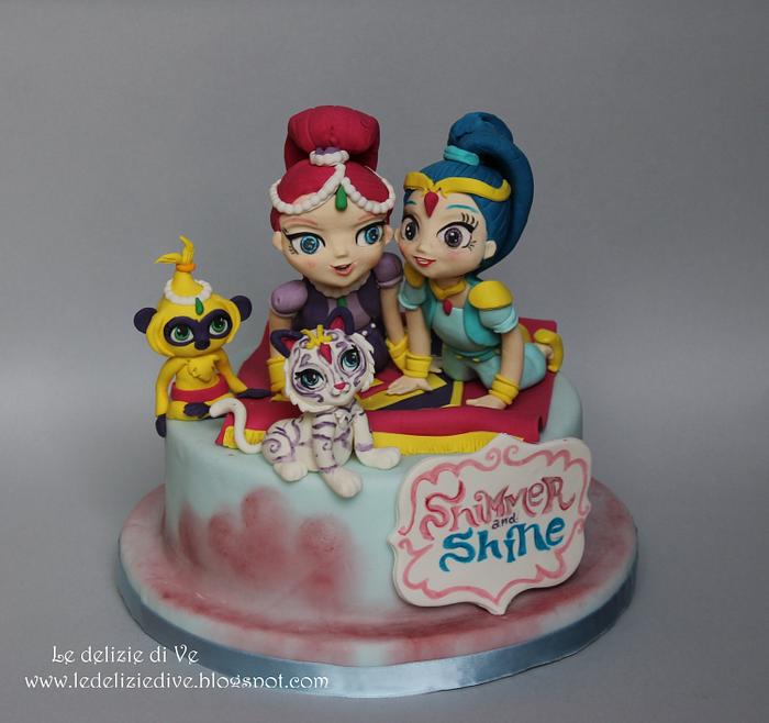 SHIMMER AND SHINE CAKE