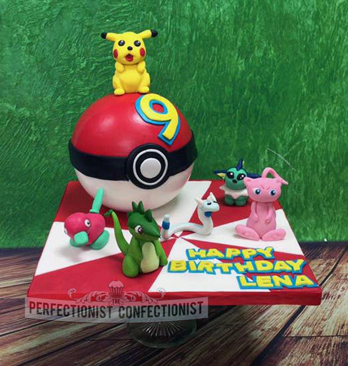 Lena - Pokemon Birthday Cake 