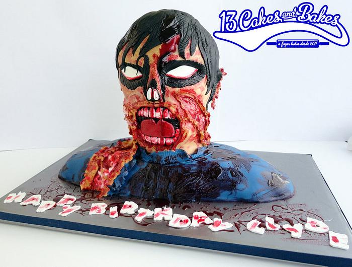 ZOMBIE / The Walking Dead  Cake