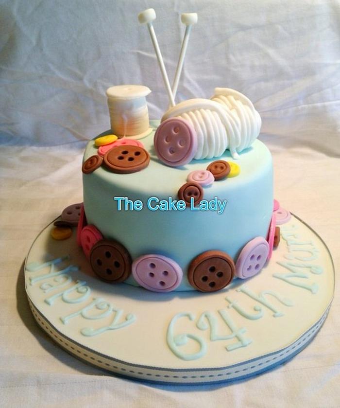 Another knitting cake 