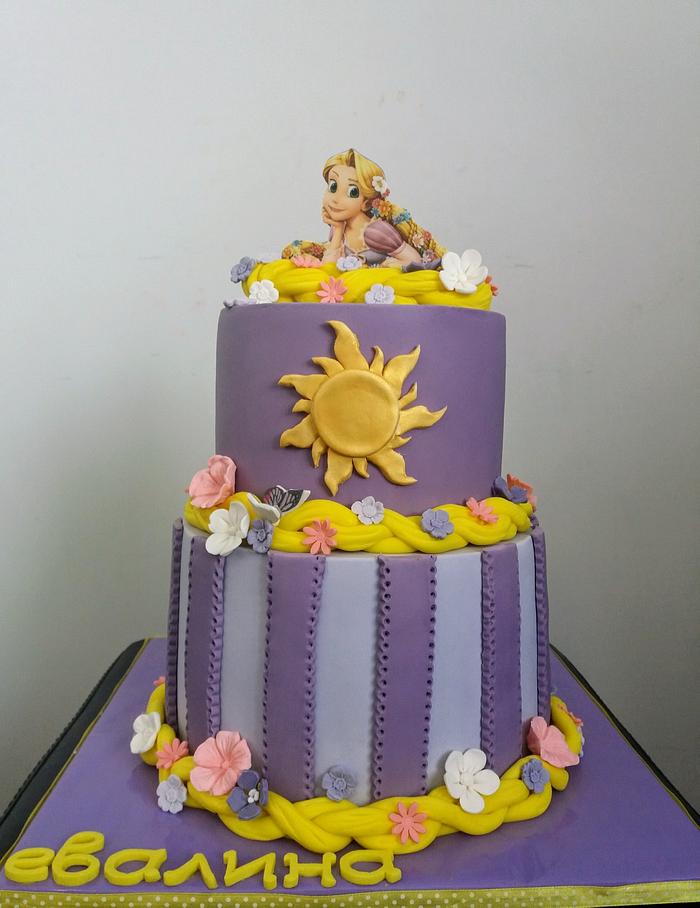 Rapunzel cake 