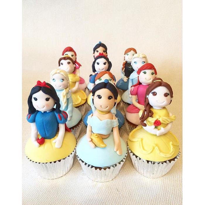 Disney Princess Cupcakes!