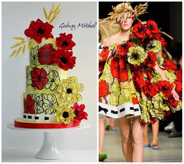 Viktor &Rolf fashion inspired cake