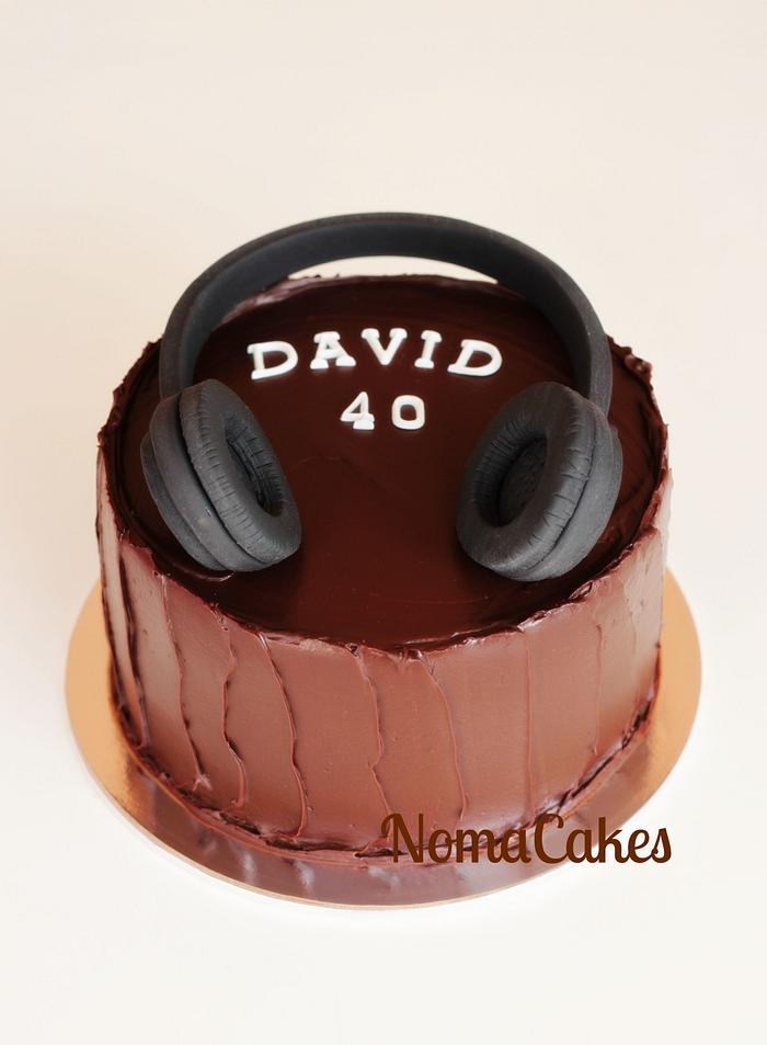 Tarta auriculares-Headfones Cake