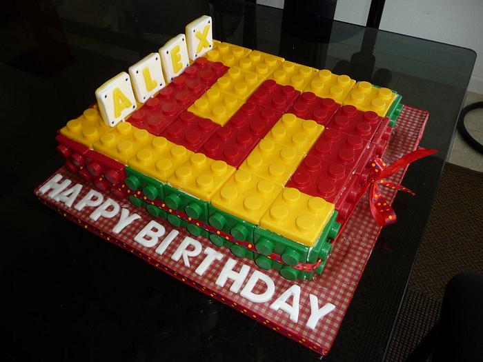 Lego 3D cake