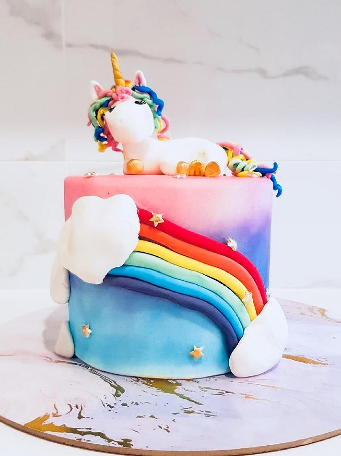 Buy online a Pink Unicorn cake from The French Cake Company| Order Now |  Home delivery | The French Cake Company
