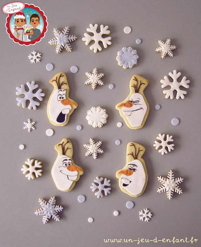 Christmas cookies theme Frozen "Olaf Moods"