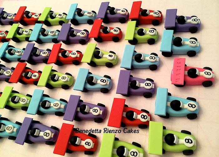 Race Car Cupcake Toppers