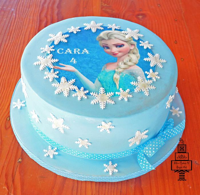 Frozen cake - Elsa