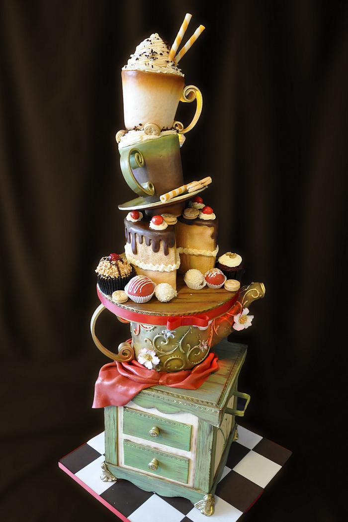 Teapot Standing Cake