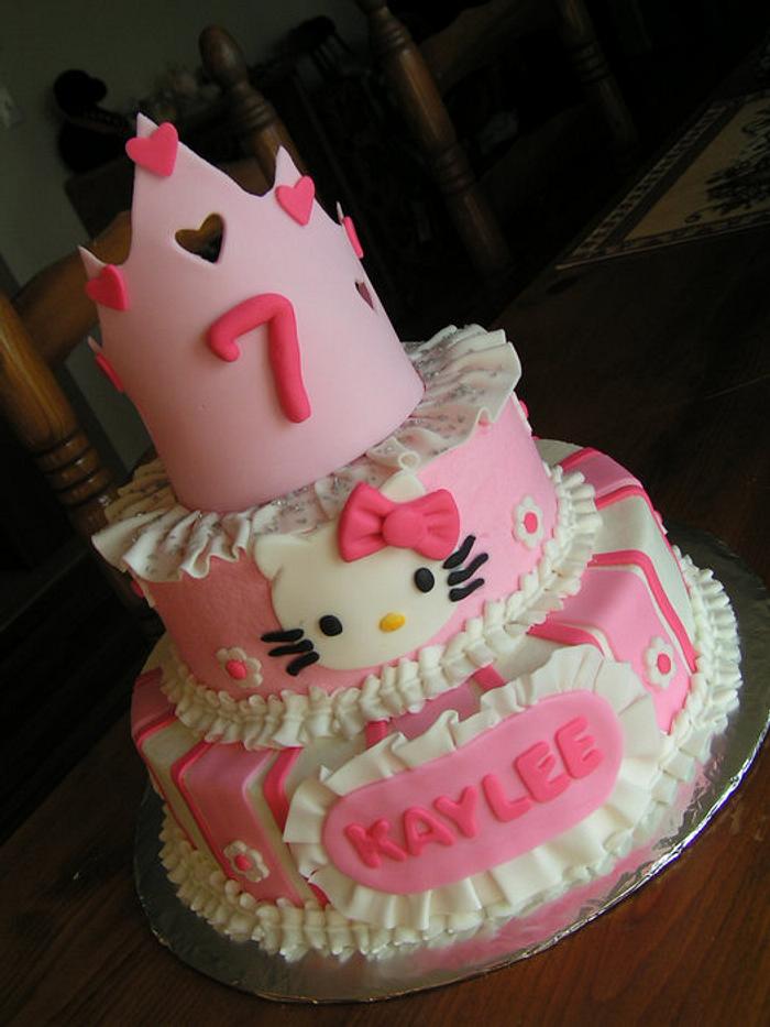 Hello Kitty princess cake