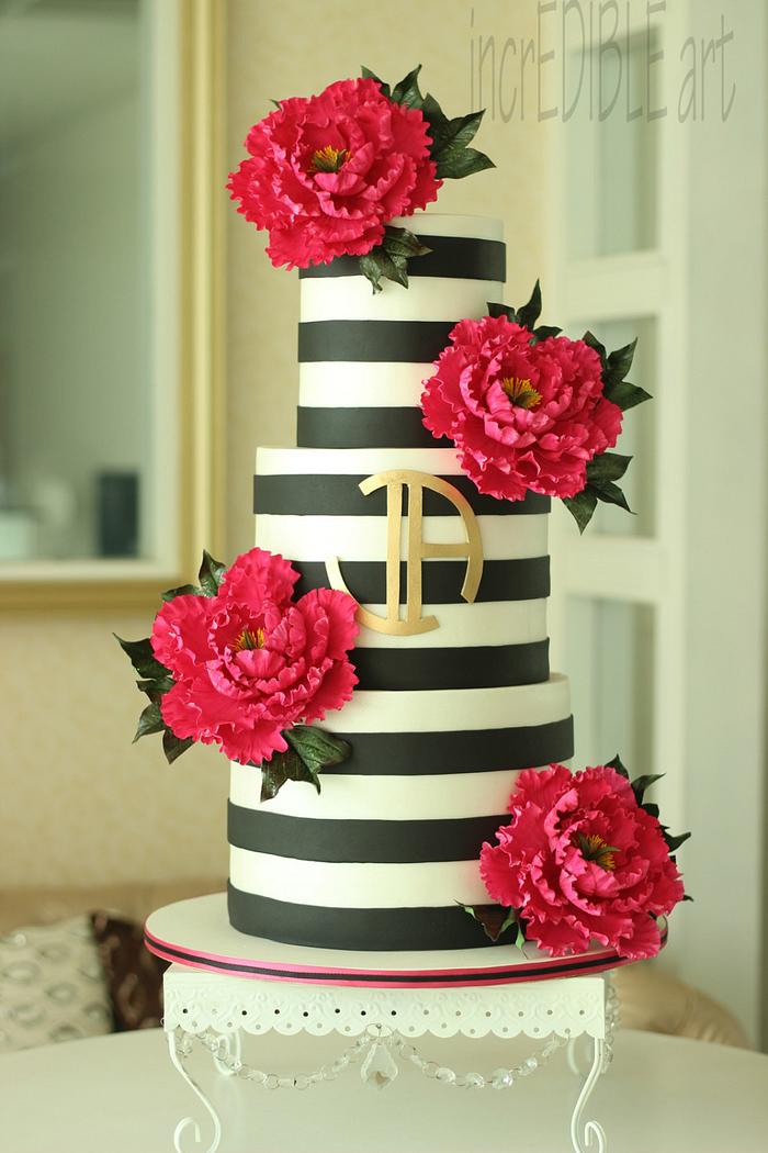 "Chic" Wedding Cake
