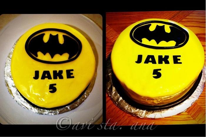 Simple Batman Cake
