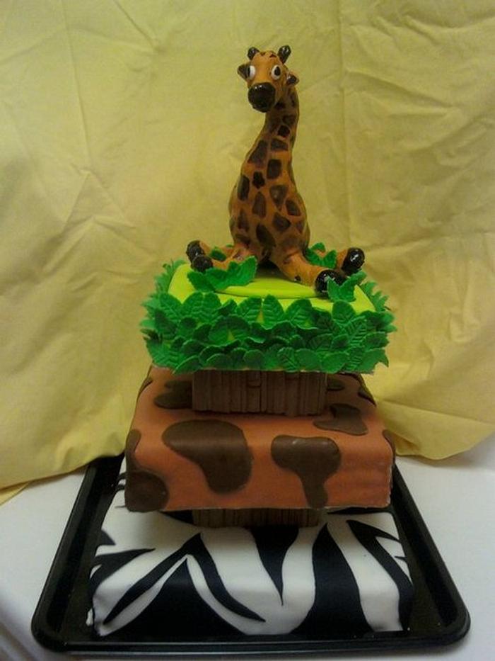 Sweet Safari 16 Birthday Cake