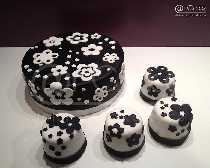 black&white cake