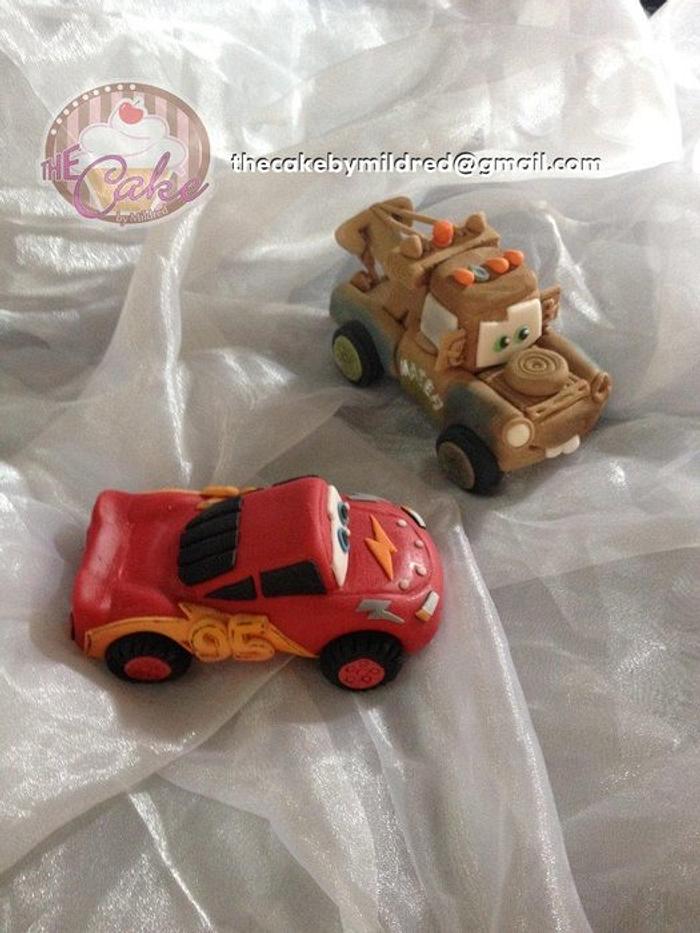Mcqueen and Mater