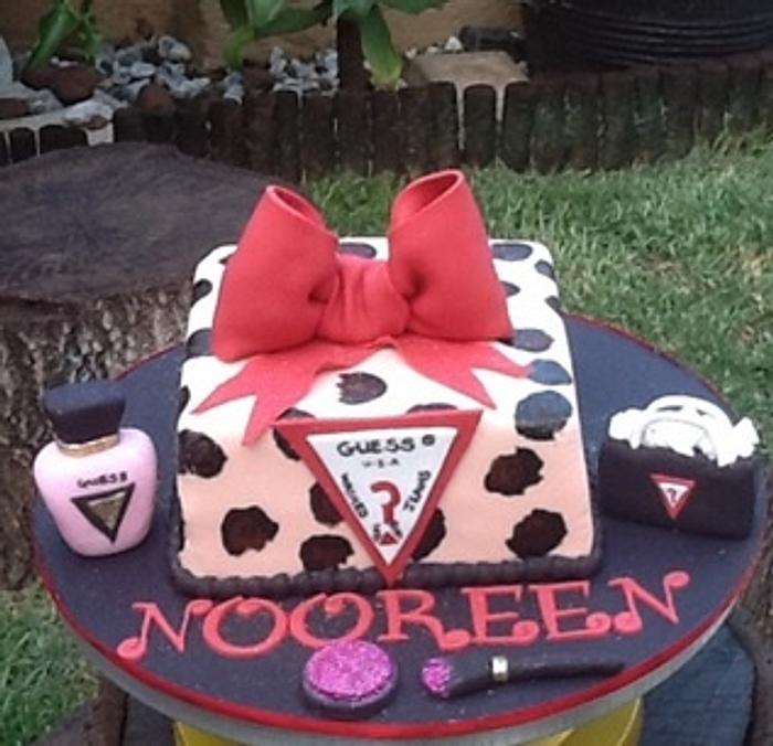 Guess Themed Cake