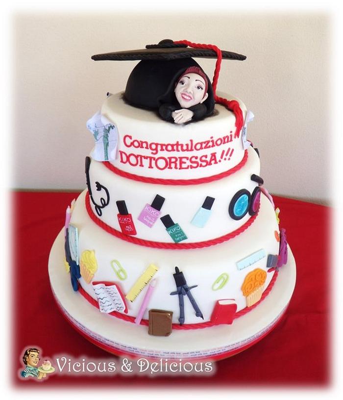 Graduation cake for Doc Cirillo