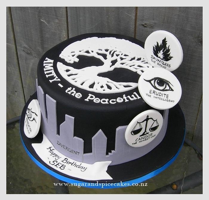 Divergent Cake - Faction before Blood!