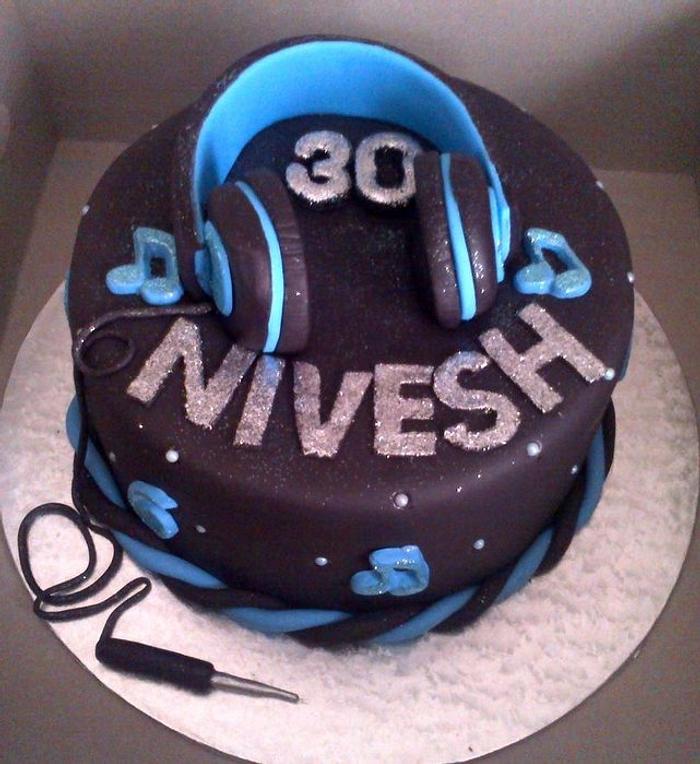 DJ Themed Cake