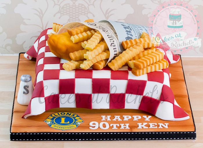 Fish and Chips Cake