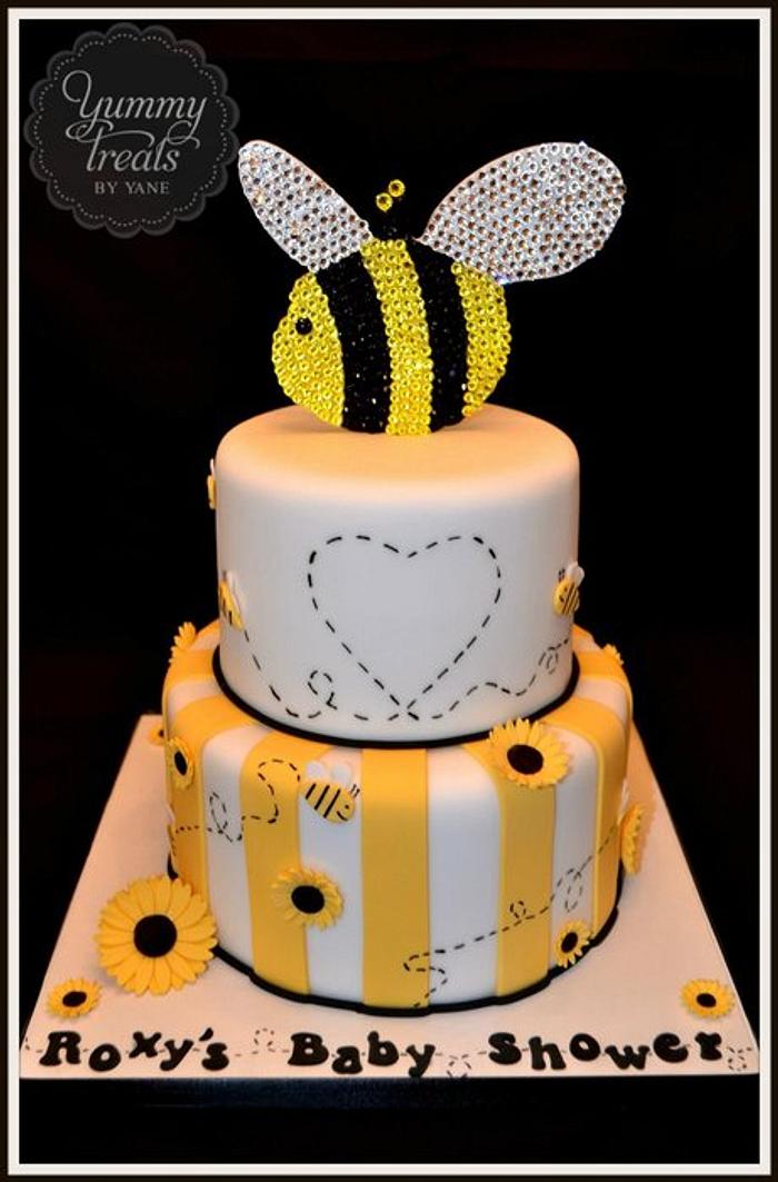 Bees Baby Shower cake!