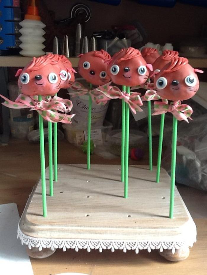 Moshi Monster Poppet Cakepops
