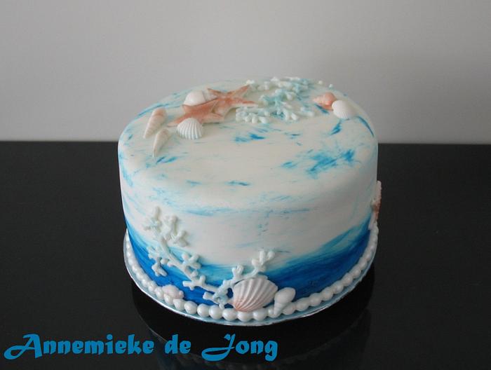 Beach theme cake - Decorated Cake by Miky1983 - CakesDecor