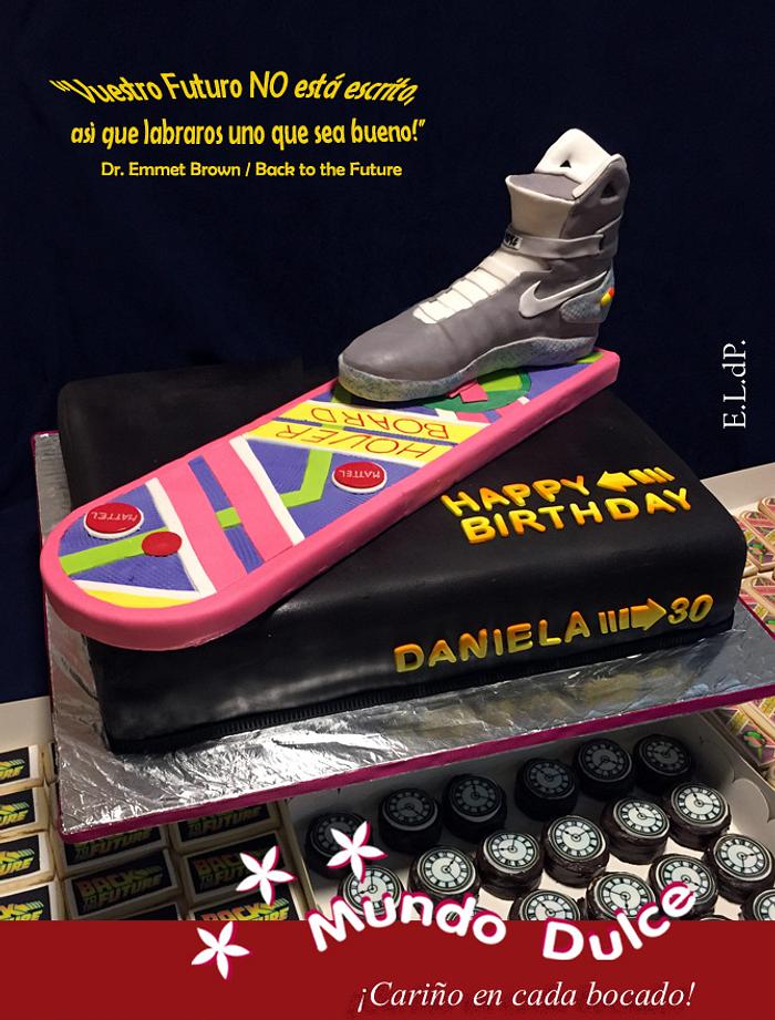 Back to the future cake