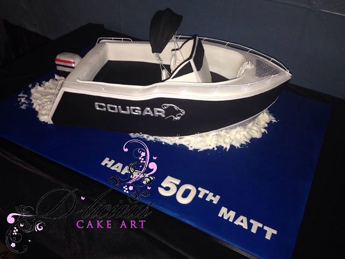 3D Boat Cake