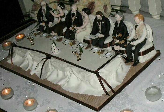Top table cake