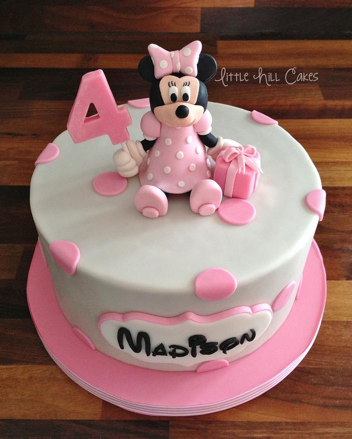 Minnie Mouse Birthday Cake Decorated Cake By Little Cakesdecor